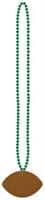 Beads w/Football Medallion