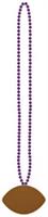 Beads w/Football Medallion