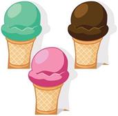 3-D Ice Cream Centerpieces