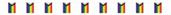 Pride Flag Pennant Banner