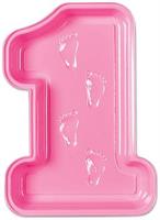 Plastic Baby's "1st" Birthday Tray