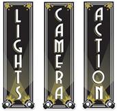Lights, Camera, Action Cutouts