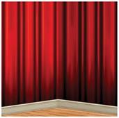 Red Curtain Backdrop