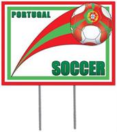 Plastic Yard Sign - Portugal