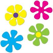 Retro Flower Cutouts
