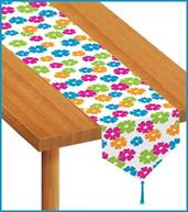 Printed Hibiscus Table Runner