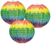 Tie-Dyed Paper Lanterns