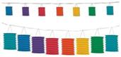 Rainbow Lantern Garland