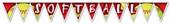 Softball Pennant Banner