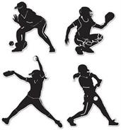 Softball Silhouettes