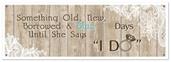Rustic Wedding Sign Banner