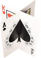 3-D Playing Card Centerpiece