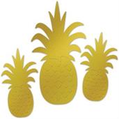 Foil Pineapple Silhouettes