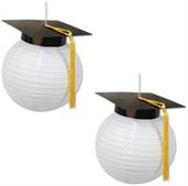 Grad Cap Paper Lanterns