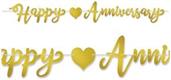 Foil Happy Anniversary Streamer
