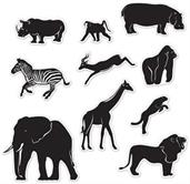Jungle Animal Silhouettes