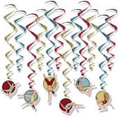 Vintage Circus Whirls
