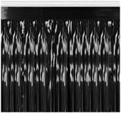Pkgd 1-Ply Metallic Fringe Drape
