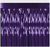 Pkgd 1-Ply Metallic Fringe Drape