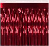 Pkgd 1-Ply Metallic Fringe Drape