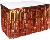 Pkgd 1-Ply Metallic Table Skirting