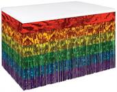 Pkgd 1-Ply Metallic Table Skirting