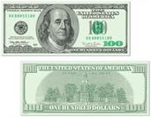 Big Bucks Cutout 100 Bill