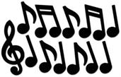 Musical Notes Silhouettes