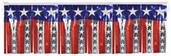Metallic Stars & Stripes Fringe Banner