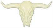 Plastic Longhorn Skull