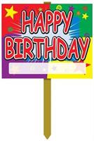 Happy Birthday Yard Sign