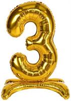 Self-Standing Balloon Number "3"