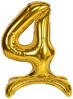 Self-Standing Balloon Number "4"