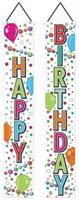 Happy Birthday Fabric Door Panel Set