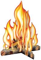 3-D Campfire Prop