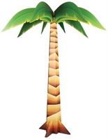 3-D Palm Tree Prop