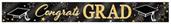 Metallic Congrats Grad Banner