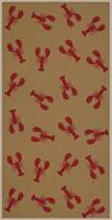 Lobster Kraft Paper Table Roll