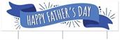 Plas Jumbo Happy Father's Day Yard Sign