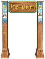 3-D Biergarten Archway Prop
