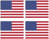 Plastic American Flag Placemats