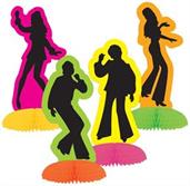 Retro 70's Silhouette Mini Centerpieces