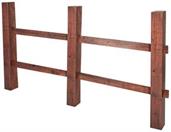 3-D Brown Fence Prop