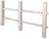 3-D White Fence Prop