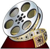 Red Carpet Movie Reel Stand-Up