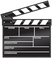 Red Carpet Clapboard Stand-Up