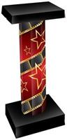 Red Carpet 3-D Short Column Props