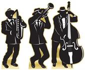 Great 20's Jazz Band Silhtte Stand-Ups