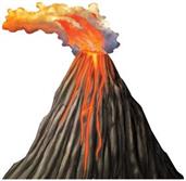 Luau Volcano Stand-Up