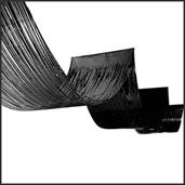 1-Ply Metallic Fringe Ceiling Curtain